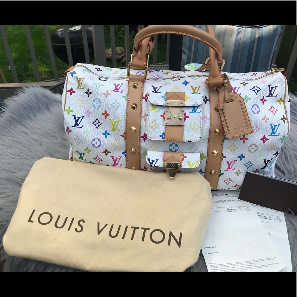 Louis Vuitton Murakami Multicolor keepall 45